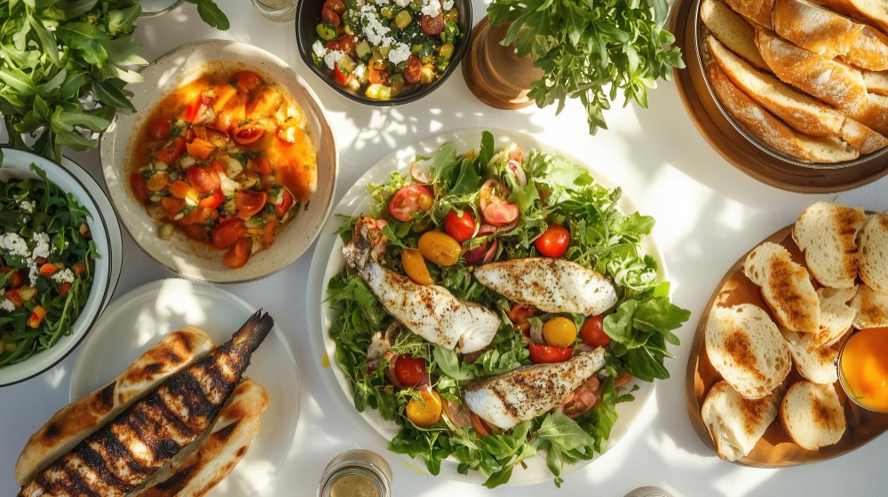 een variant koolhydraatarm voedsel eten